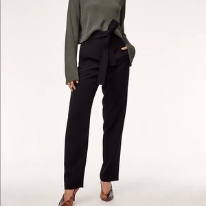 aritzia wilfred tie-front pant